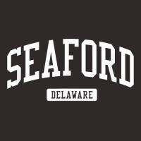 Seaford Delaware De Vintage Athletic Sports Design Racerback Tank | Artistshot