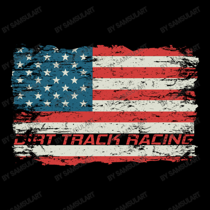 Dirt Track Racing American Flag Extreme Lover Maternity Scoop Neck T-shirt by SamsulArt | Artistshot