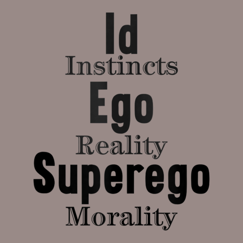 Id Ego Superego Instincts Reality Morality Funny P Vintage T-Shirt by mogakino | Artistshot