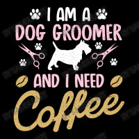 Dog Groomer I Need Coffee Dogs Grooming Pet Stylist Funny Gift Cute Ar Baby Tee | Artistshot