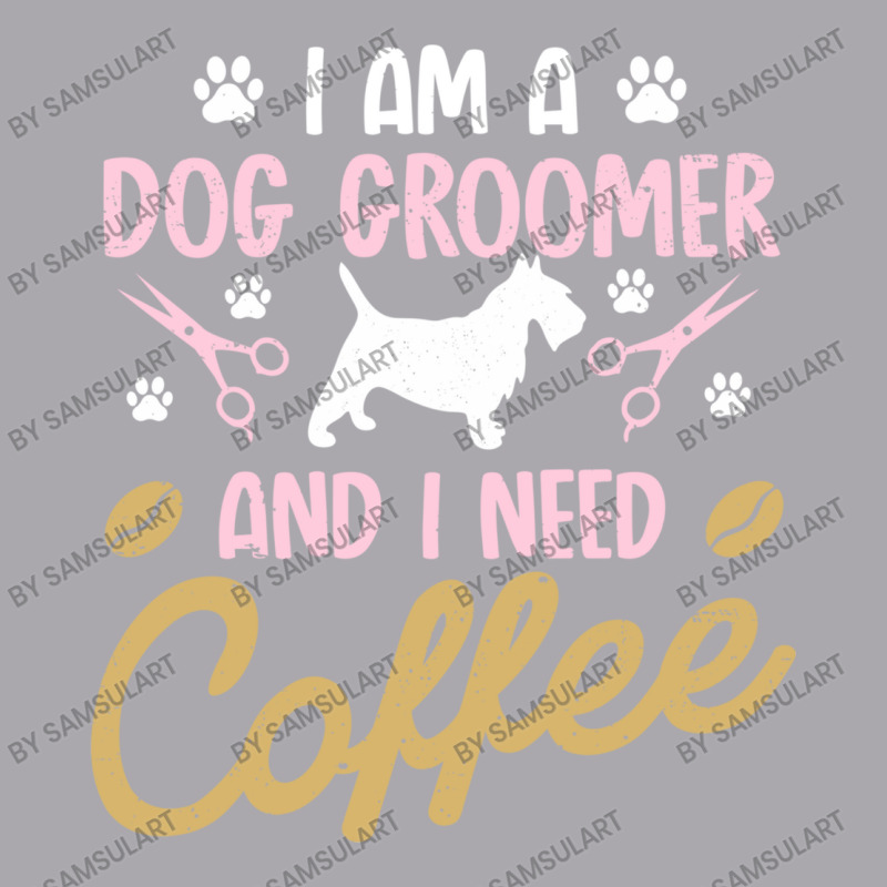 Dog Groomer I Need Coffee Dogs Grooming Pet Stylist Funny Gift Cute Ar Youth 3/4 Sleeve by SamsulArt | Artistshot