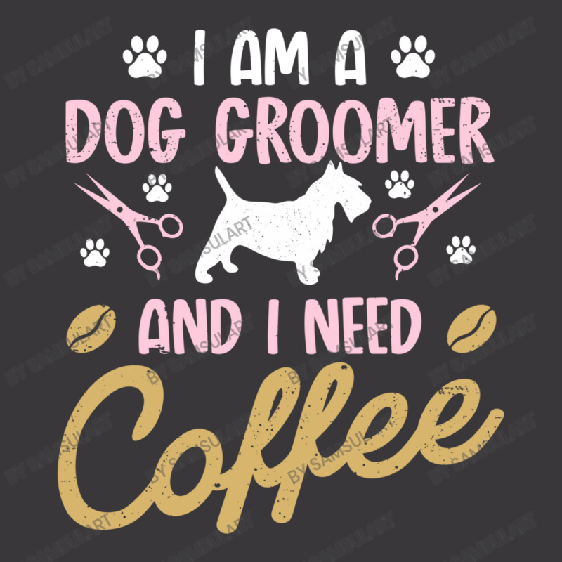 Dog Groomer I Need Coffee Dogs Grooming Pet Stylist Funny Gift Cute Ar Ladies Curvy T-Shirt by SamsulArt | Artistshot