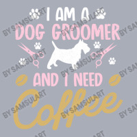 Dog Groomer I Need Coffee Dogs Grooming Pet Stylist Funny Gift Cute Ar Tank Dress | Artistshot