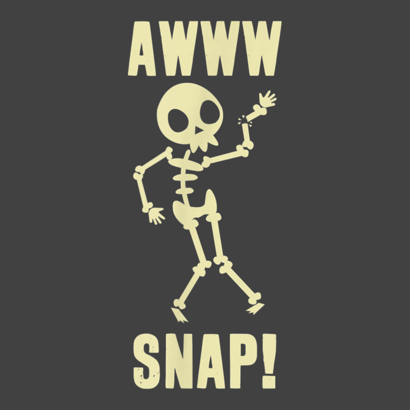 Funny Broken Arm Awww Snap! Skeleton Broken Bone T Vintage T-shirt | Artistshot