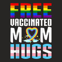 Gay Pride Vaccinated Lgbt Lesbian Lgbtq Proud Mom Ladies Fitted T-shirt | Artistshot