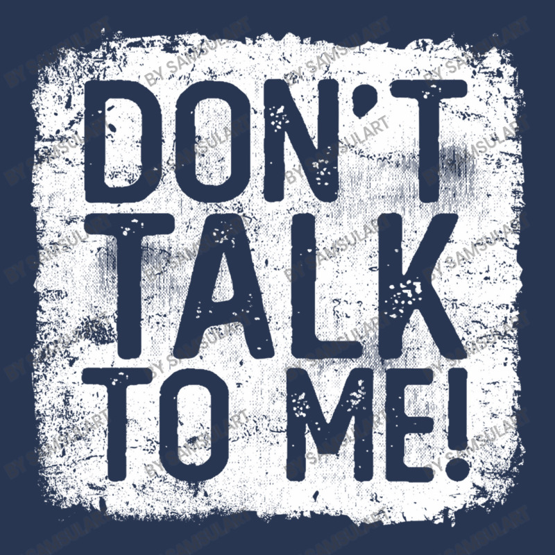 Don't Talk To Me Sarcastic Quote Funny Gift For Grumpy Person Men Denim Jacket | Artistshot