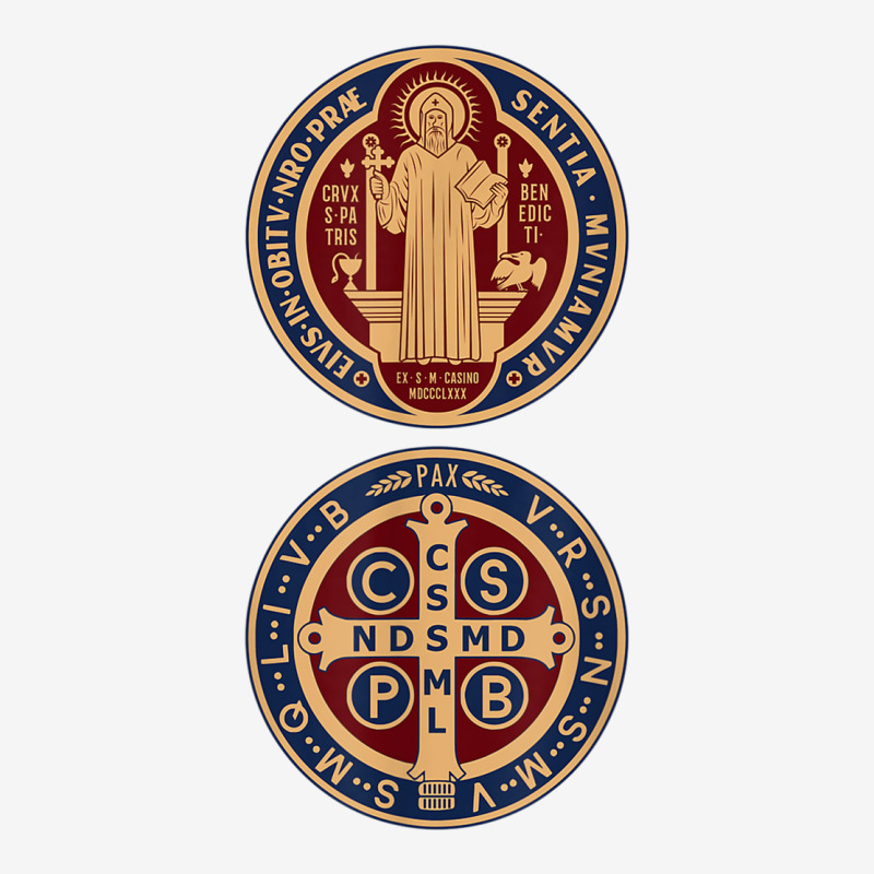 Saint Benedict Sacramental Medal Catholic T Shirt Adjustable Cap | Artistshot