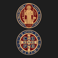 Saint Benedict Sacramental Medal Catholic T Shirt Classic T-shirt | Artistshot