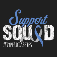 Type One Support Squad T1d Diabetes Awareness Blue Ladies Polo Shirt | Artistshot