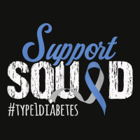 Type One Support Squad T1d Diabetes Awareness Blue Scorecard Crop Tee | Artistshot