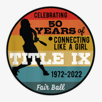 Title Ix 50th Anniversary U.s. Education Amendment Ladies Fitted T-shirt | Artistshot