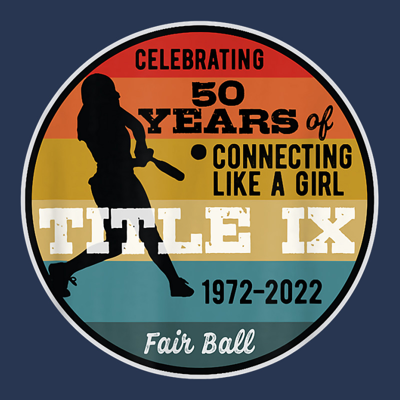 Title Ix 50th Anniversary U.s. Education Amendment Ladies Denim Jacket by chomibe | Artistshot