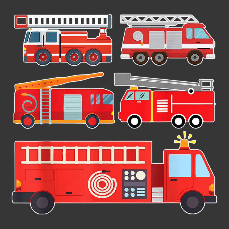 Types Of Fire Truck Toddler Boy Firefighter Trucks Toddler Hoodie by chomibe | Artistshot