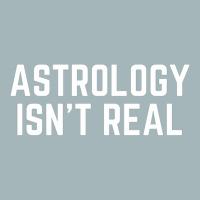 Astrology Isnt Real Quote Unisex Sherpa-lined Denim Jacket | Artistshot