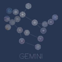 Gemini Constellation Mandalas Summer Men Denim Jacket | Artistshot