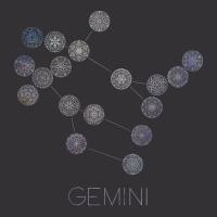 Gemini Constellation Mandalas Summer Vintage Hoodie | Artistshot