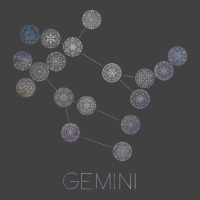 Gemini Constellation Mandalas Summer Vintage T-shirt | Artistshot