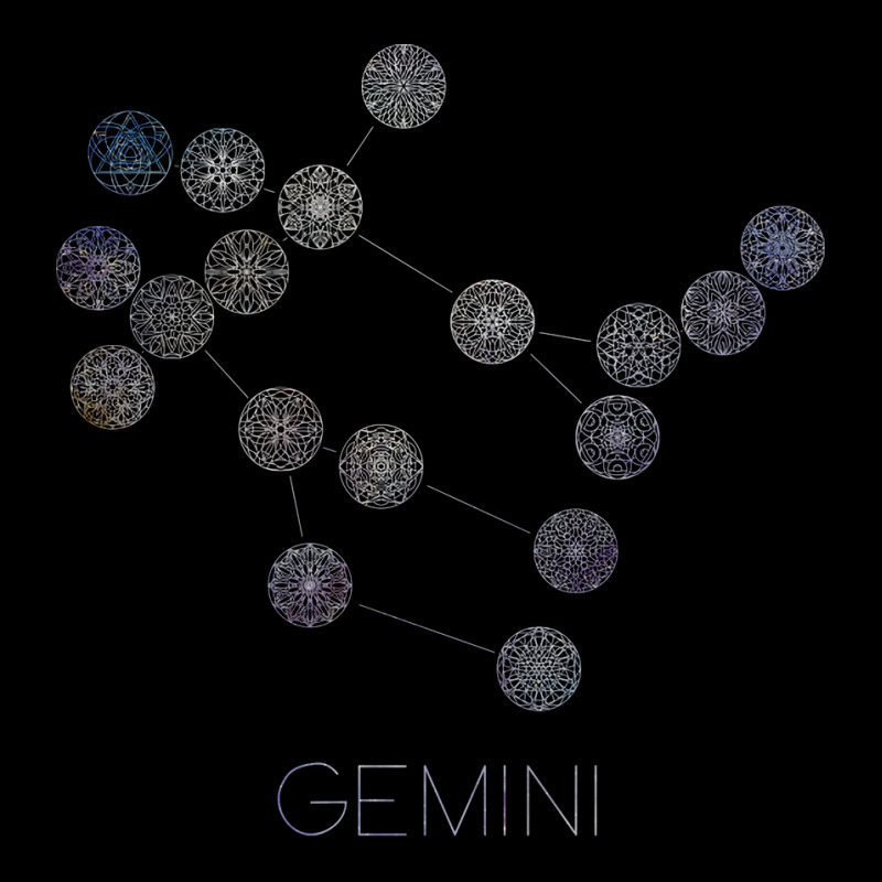 Gemini Constellation Mandalas Summer Fleece Short | Artistshot