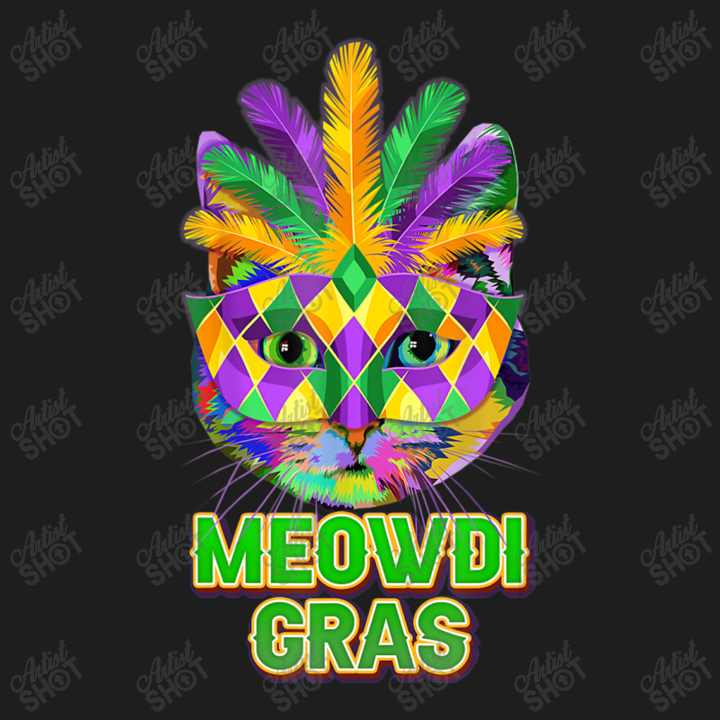 Meowdi Gras Mardi Gras Cat Mask Carnival Parade Pa Classic T-shirt by kimblejoettaefd | Artistshot