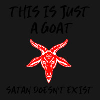 Just A Goat Satan Doesnt Exist Music Flannel Shirt | Artistshot