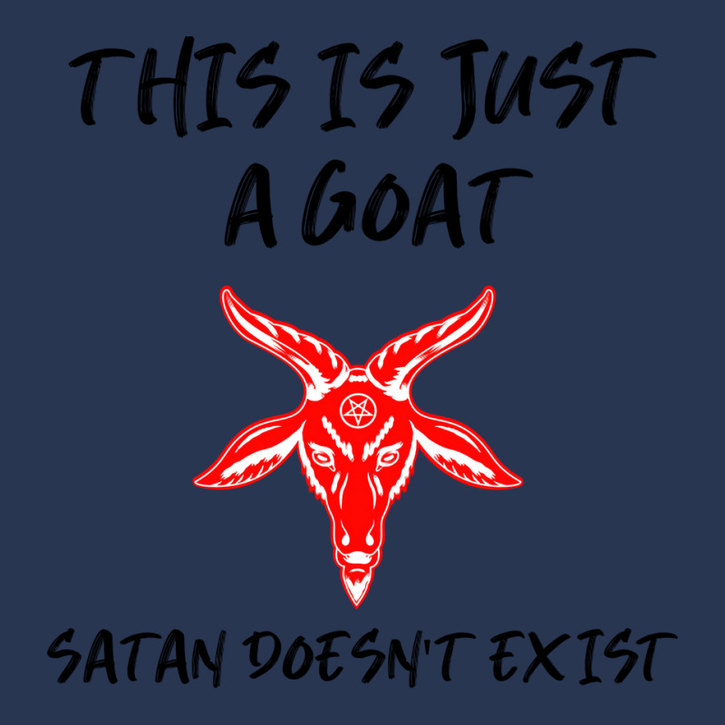 Just A Goat Satan Doesnt Exist Music Men Denim Jacket | Artistshot