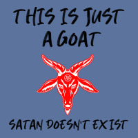 Just A Goat Satan Doesnt Exist Music Lightweight Hoodie | Artistshot