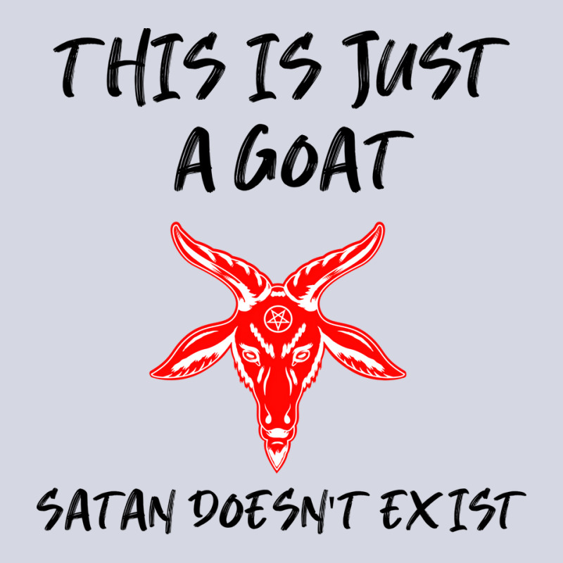 Just A Goat Satan Doesnt Exist Music Fleece Short | Artistshot