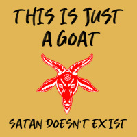 Just A Goat Satan Doesnt Exist Music Vintage Hoodie And Short Set | Artistshot