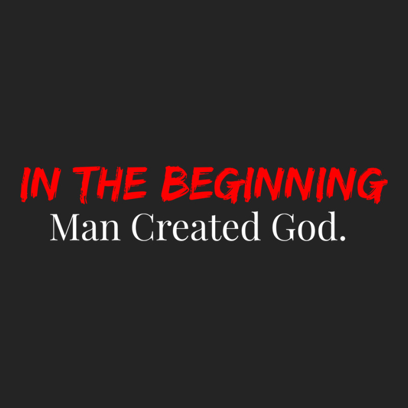 In The Beginning Man Created God Boy 3/4 Sleeve Shirt by wagnonninhp | Artistshot