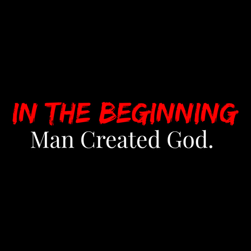 In The Beginning Man Created God Boy Unisex Jogger by wagnonninhp | Artistshot