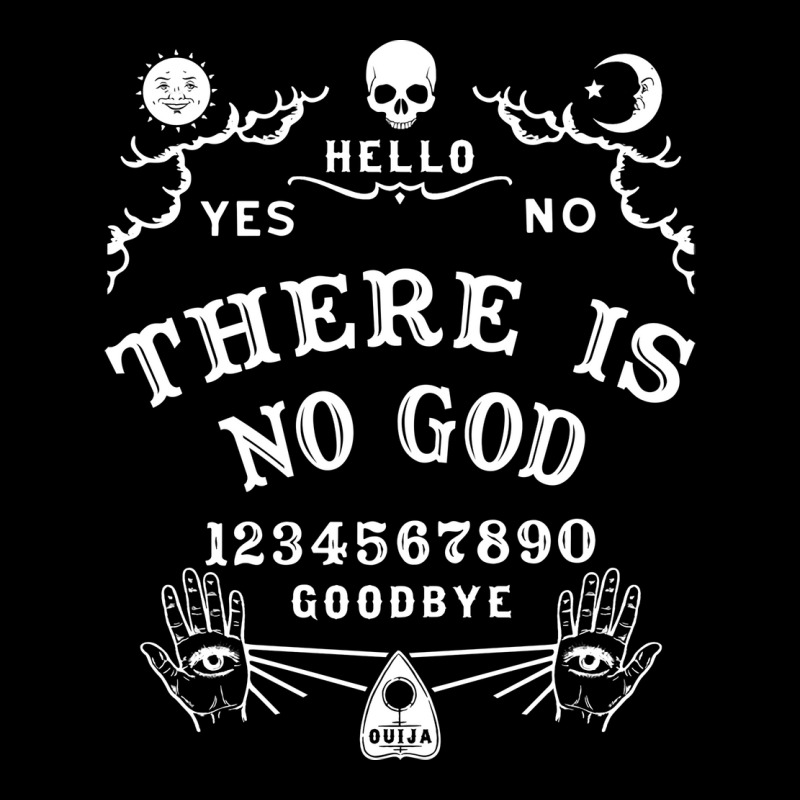 There Is No God Ouija Board Gift Fleece Short by wagnonninhp | Artistshot