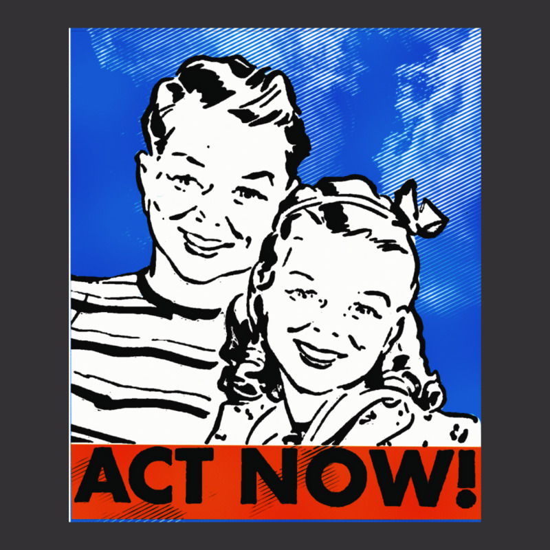 Act Now Vintage Poster Aesthetic Vintage Short | Artistshot