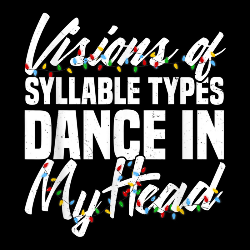 Visions Of Syllable Types Dance In My Head Dyslexi Legging by imelde | Artistshot