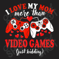 Valentine Day Gamer I Love Mom Boy Teen Men T-shirt | Artistshot