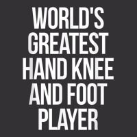 World's Greatest Hand Knee And Foot Player Card Ga Vintage Hoodie | Artistshot