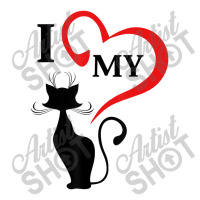 I Love My Cat Not You Sticker | Artistshot