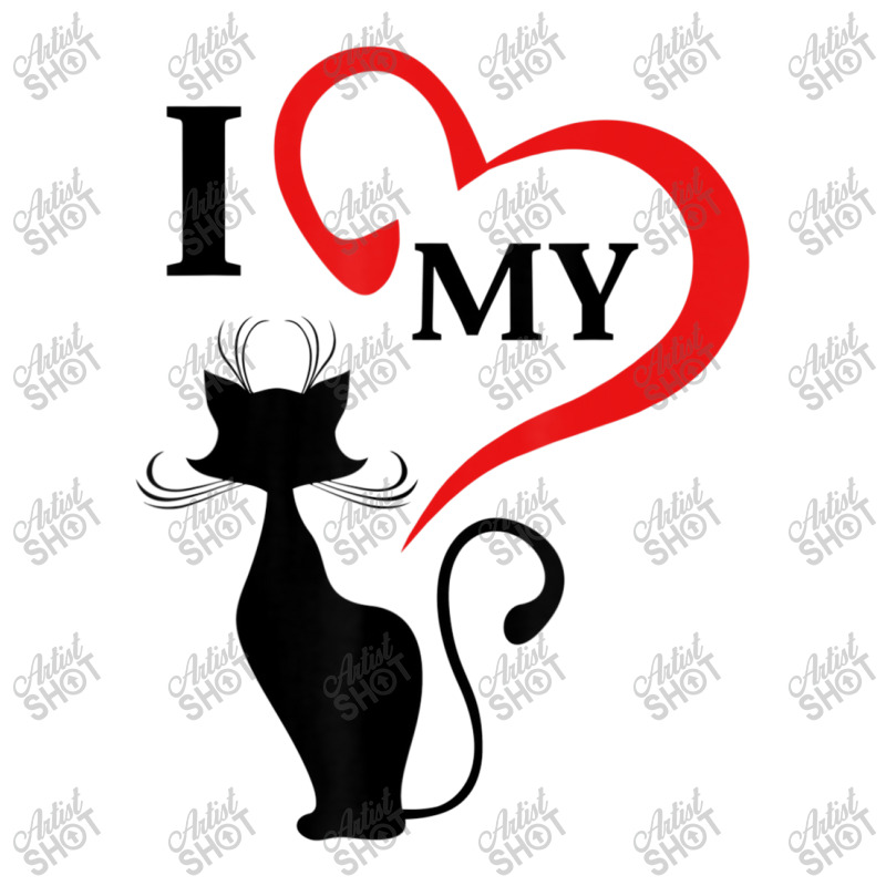 I Love My Cat Not You Sticker | Artistshot