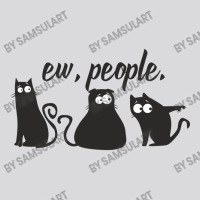 Ew People Three Black Cats Funny Sarcastic Quote Women's Triblend Scoop T-shirt | Artistshot