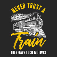 Loco Motives Funny Train Lover Cute Model Railroad Men's T-shirt Pajama Set | Artistshot