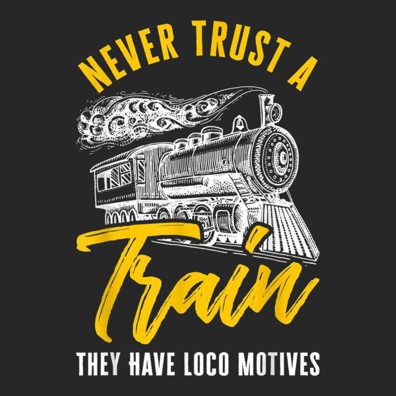 Loco Motives Funny Train Lover Cute Model Railroad Men's T-shirt Pajama Set | Artistshot