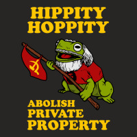 Hippity Hoppity Abolish Private Property Ladies Fitted T-shirt | Artistshot