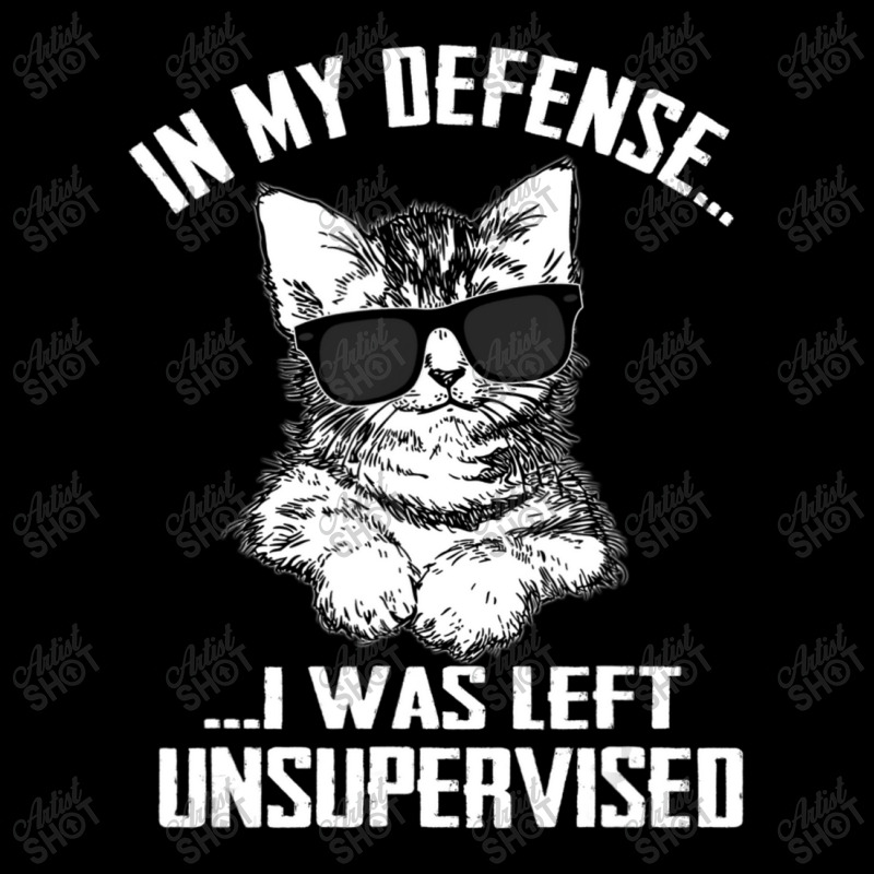 In My Defense I Was Left Unsupervised Cat Lover Long Sleeve Baby Bodysuit by kimblejoettaefd | Artistshot