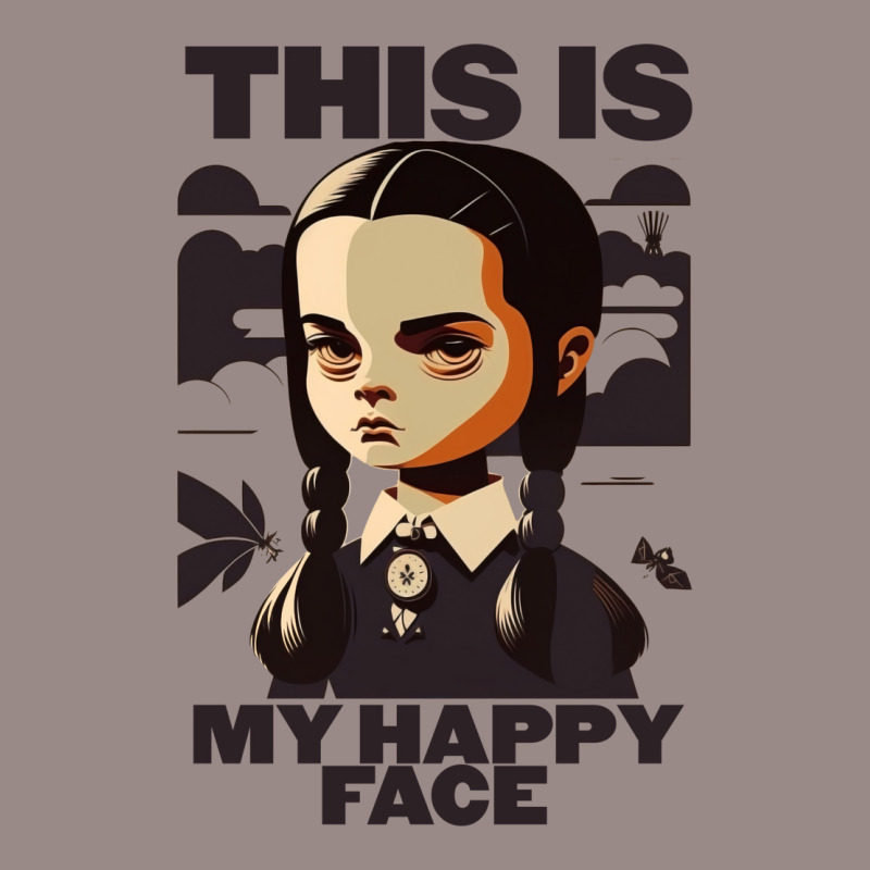 This Is My Happy Face   Wednesday 2 Vintage T-shirt | Artistshot