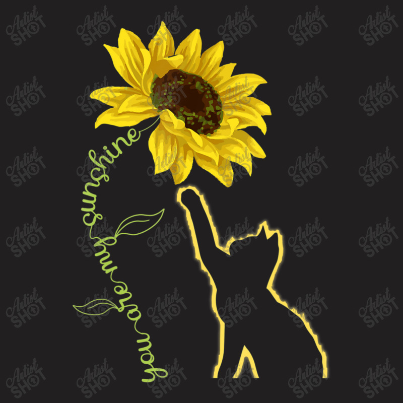 Cute Cat Sunshine Plants T-shirt | Artistshot