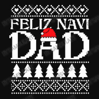 Feliz Navi Dad Hispanic Ugly Christmas Sweater Funny Gift For Latin Fa Crop Top | Artistshot