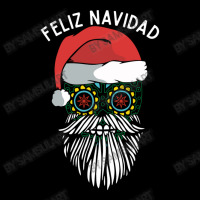 Feliz Navidad Mexican Santa Sugar Skull Funny Merry Christmas Wish In Men's 3/4 Sleeve Pajama Set | Artistshot