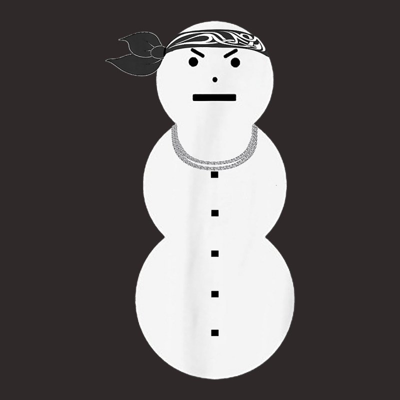 Angry Snowman With A Silver Necklace T Shirt Racerback Tank by ardylanda | Artistshot