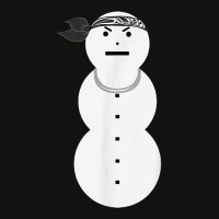 Angry Snowman With A Silver Necklace T Shirt Scorecard Crop Tee | Artistshot