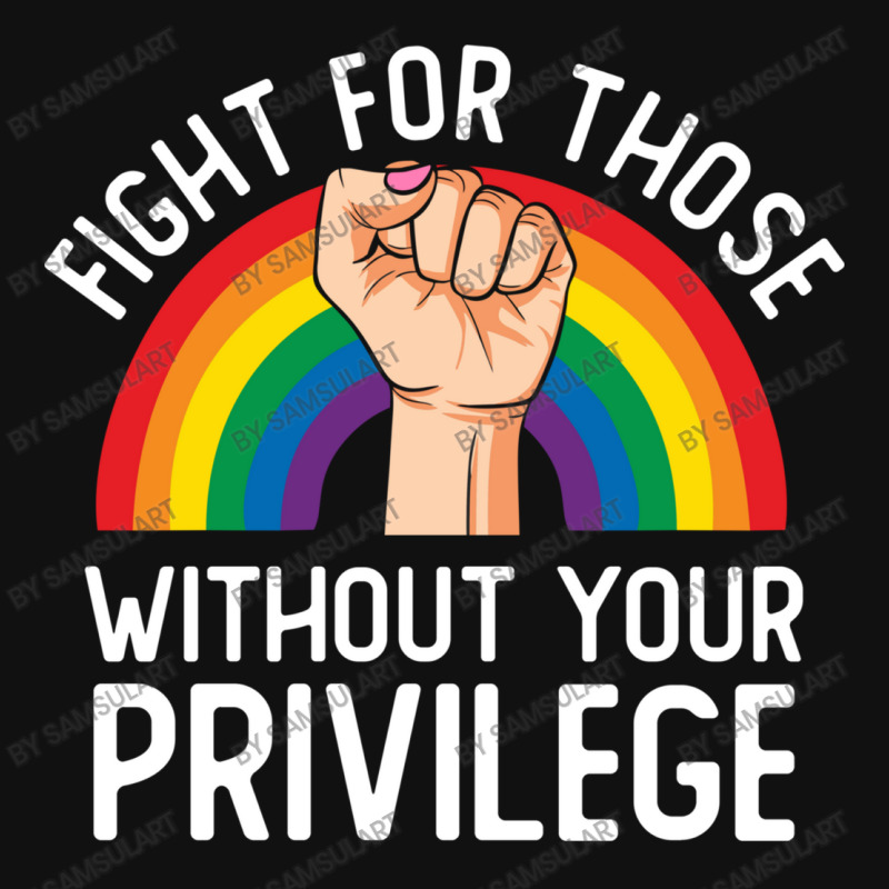 Fight For Those Without Your Privilege Lgbt Rainbow Civil Rights Inspi Baby Bibs by SamsulArt | Artistshot