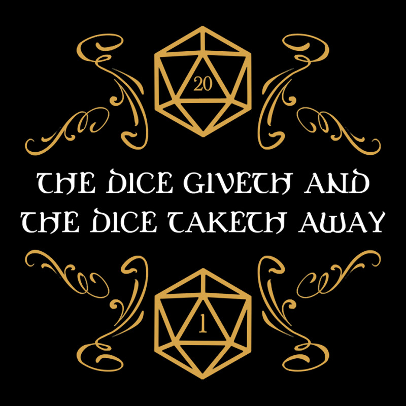 The Dice Giveth And Taketh Away Natural  And Criti Long Sleeve Shirts | Artistshot